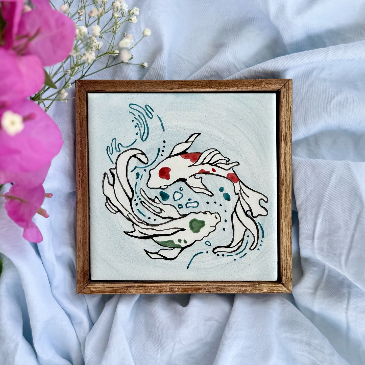 Koi Fish Coaster