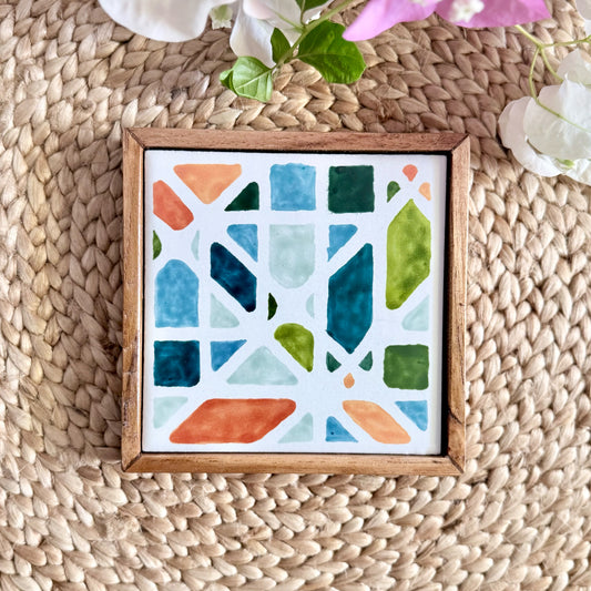 Blocks – Mosaic Pop Coaster